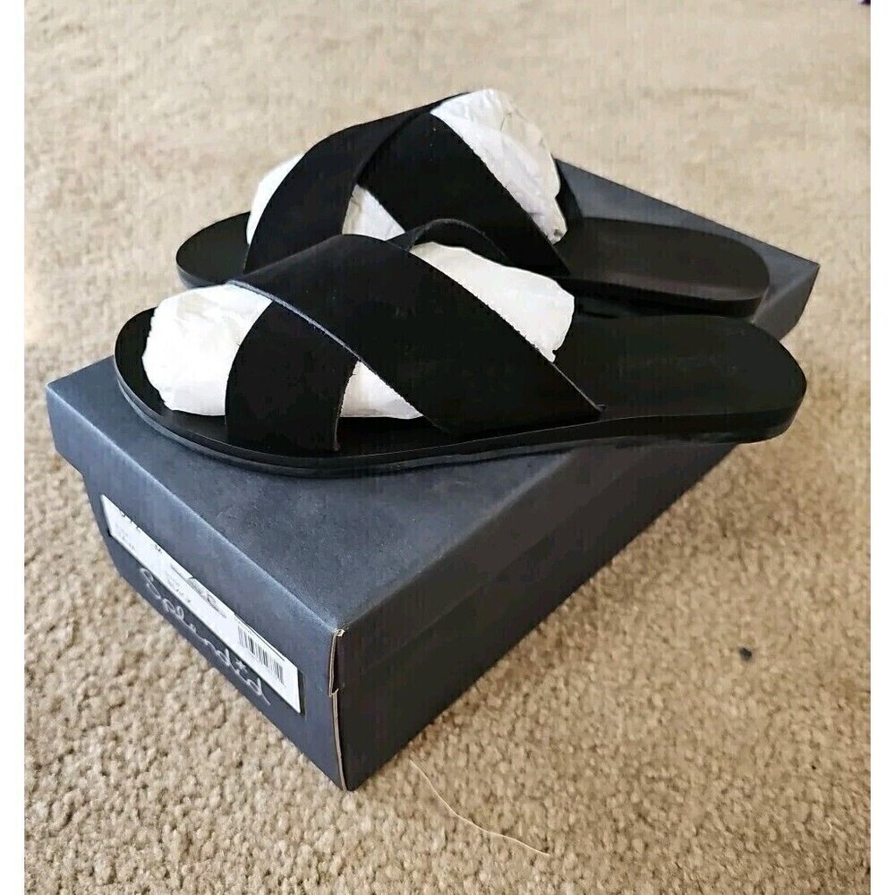 Splendid Women's Tava sandal BLACK size 6.5 NEW $69